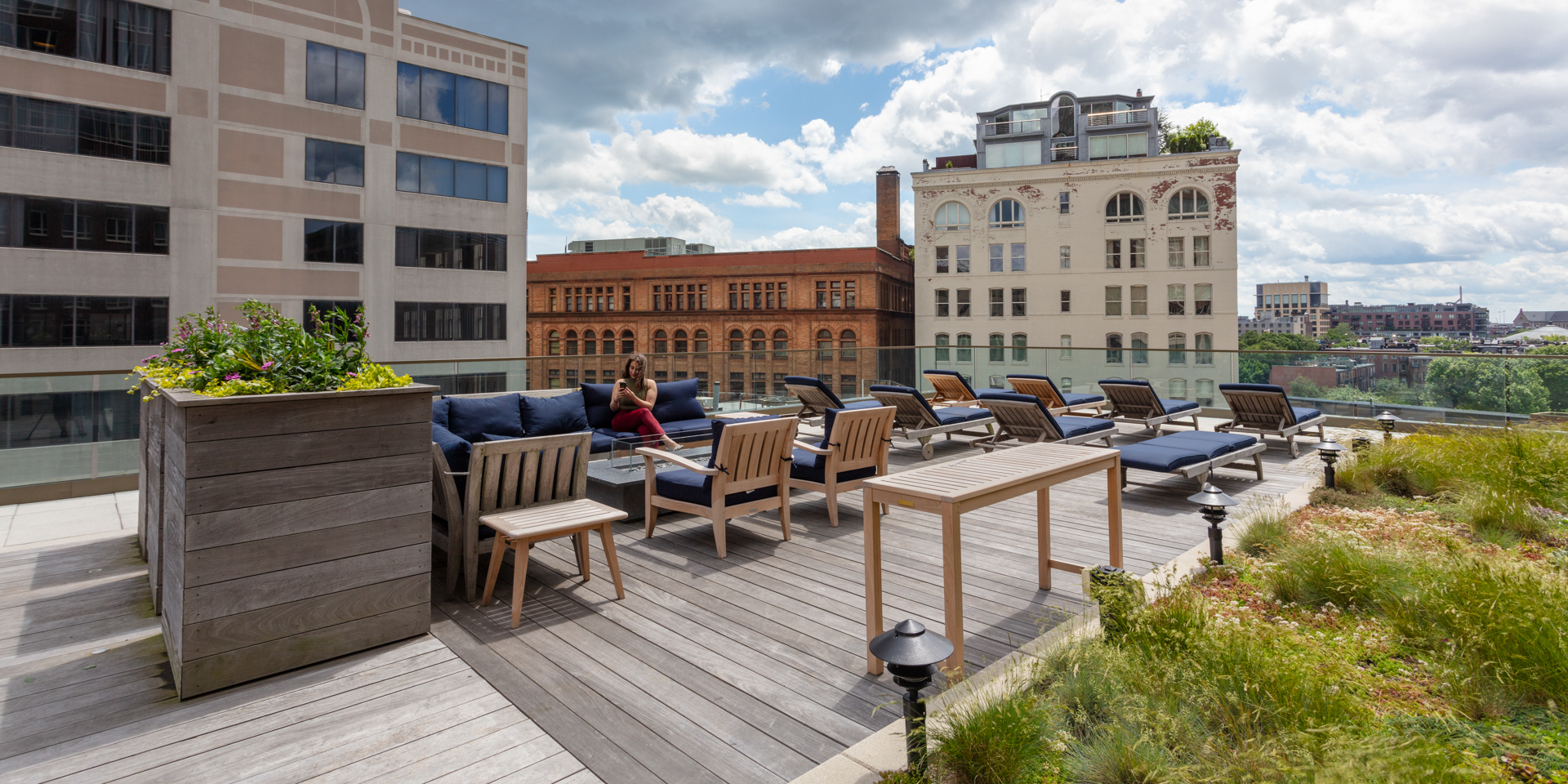 One Back Bay roof deck